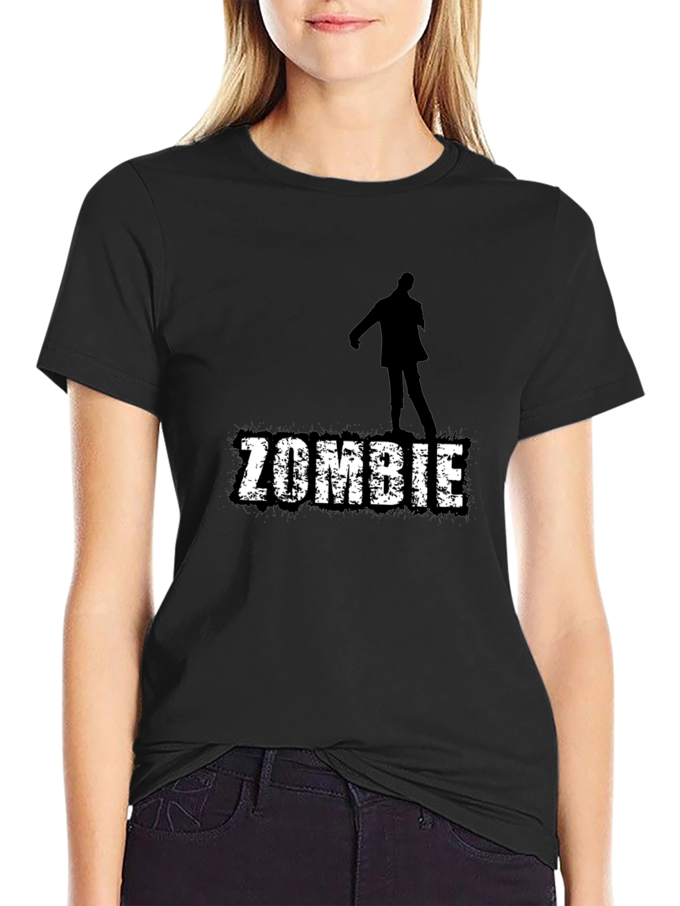 Zombie Graphic Tee - Mens Black T-Shirt