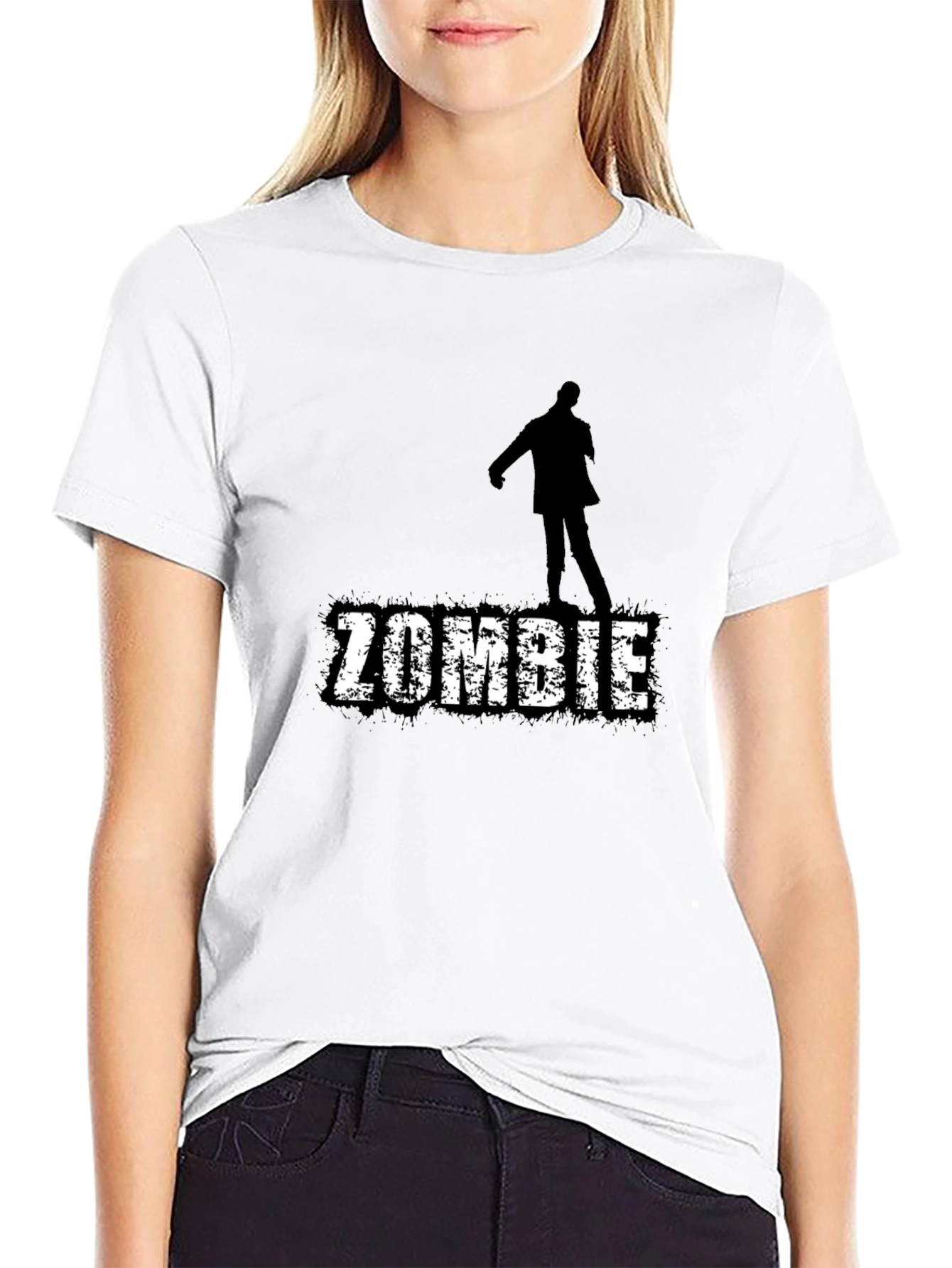 Zombie Graphic Tee - Mens Black T-Shirt