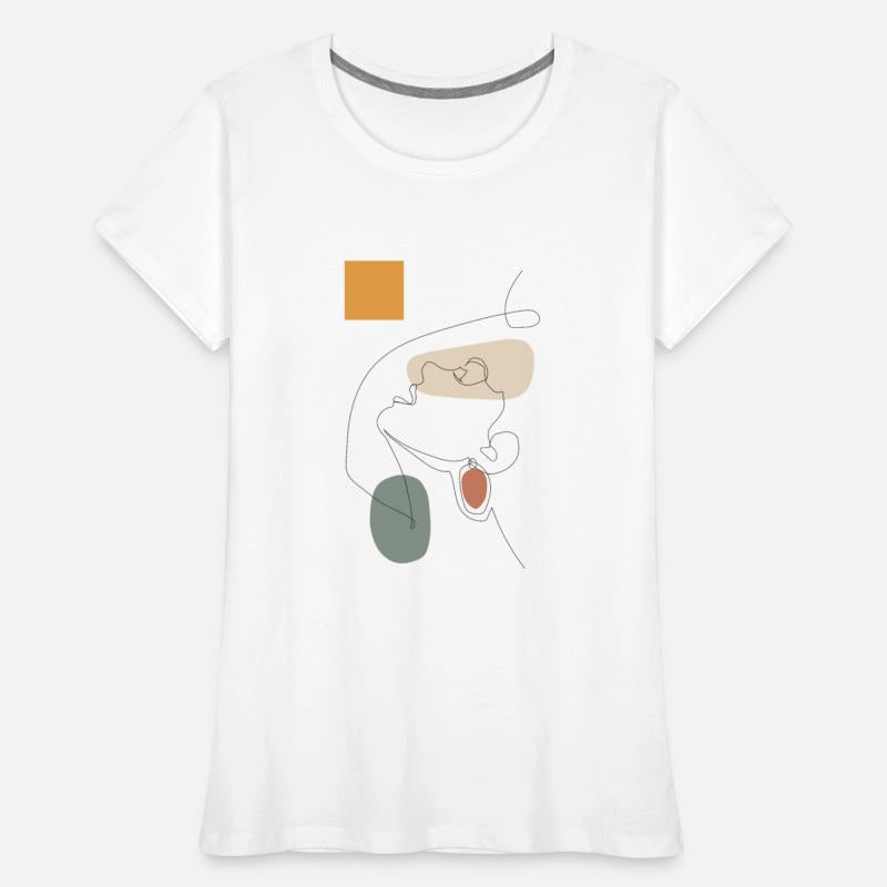 Erotic woman one line face