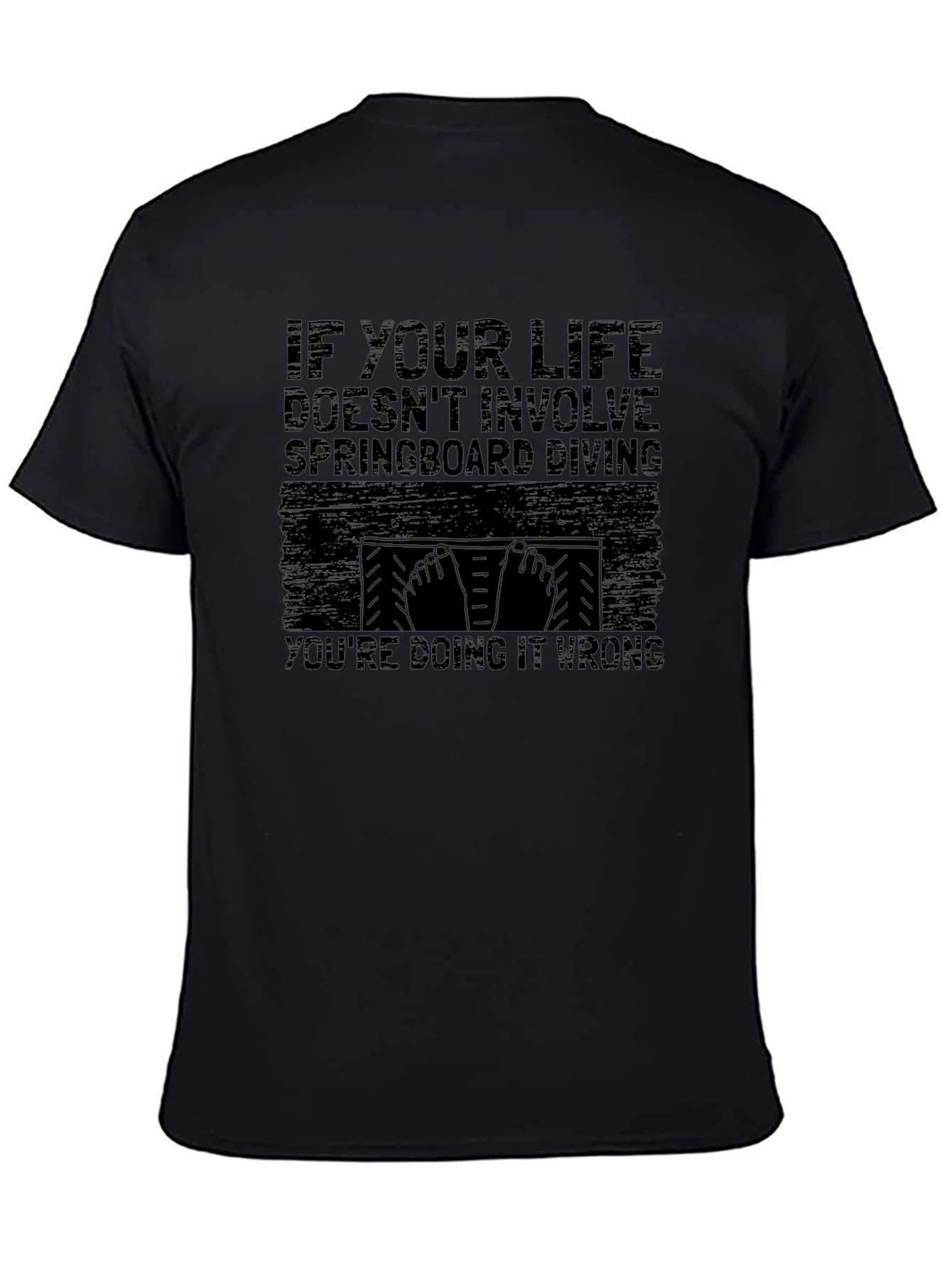 Springboard Diving Graphic T-Shirt