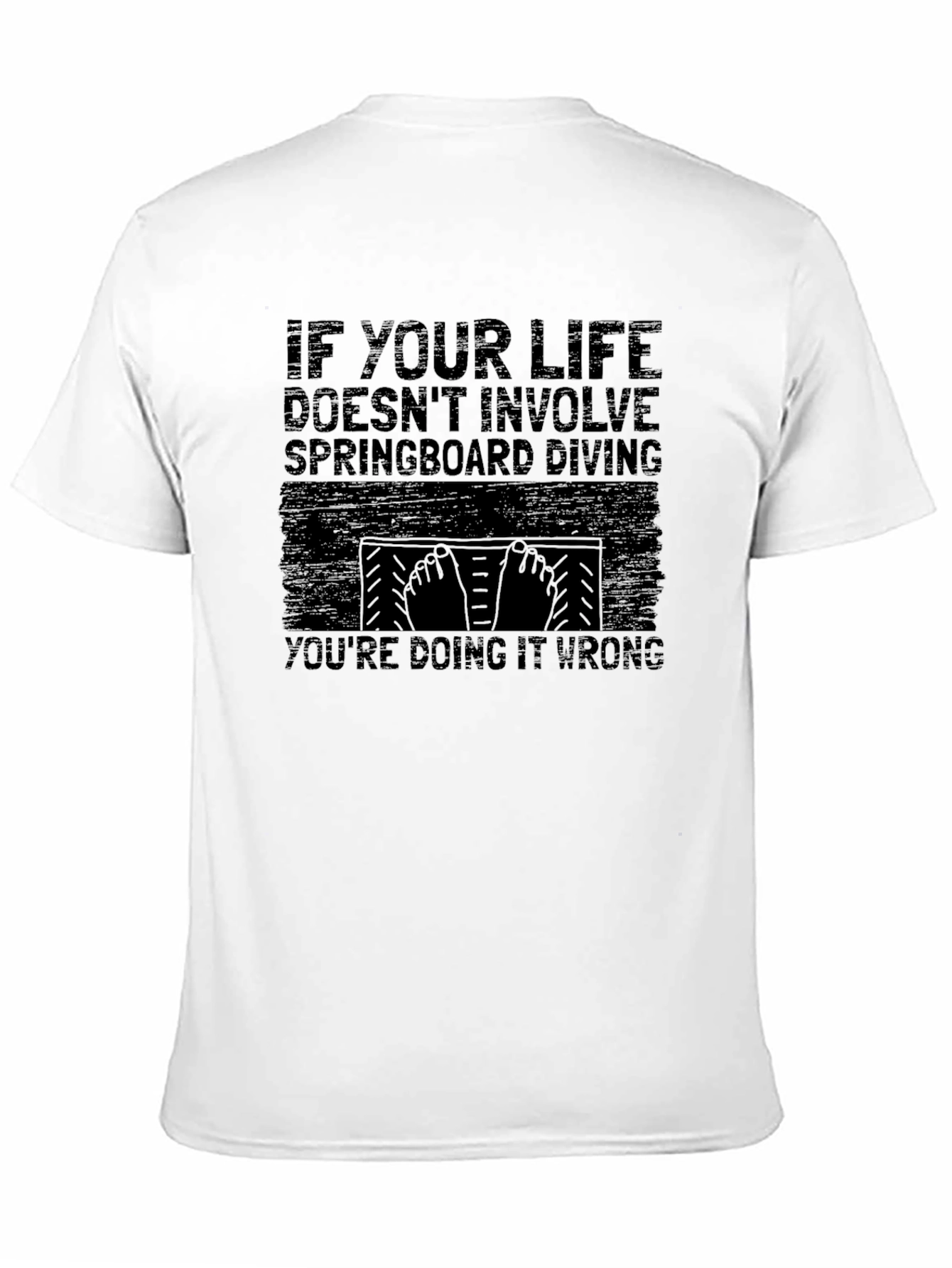 Springboard Diving Graphic T-Shirt