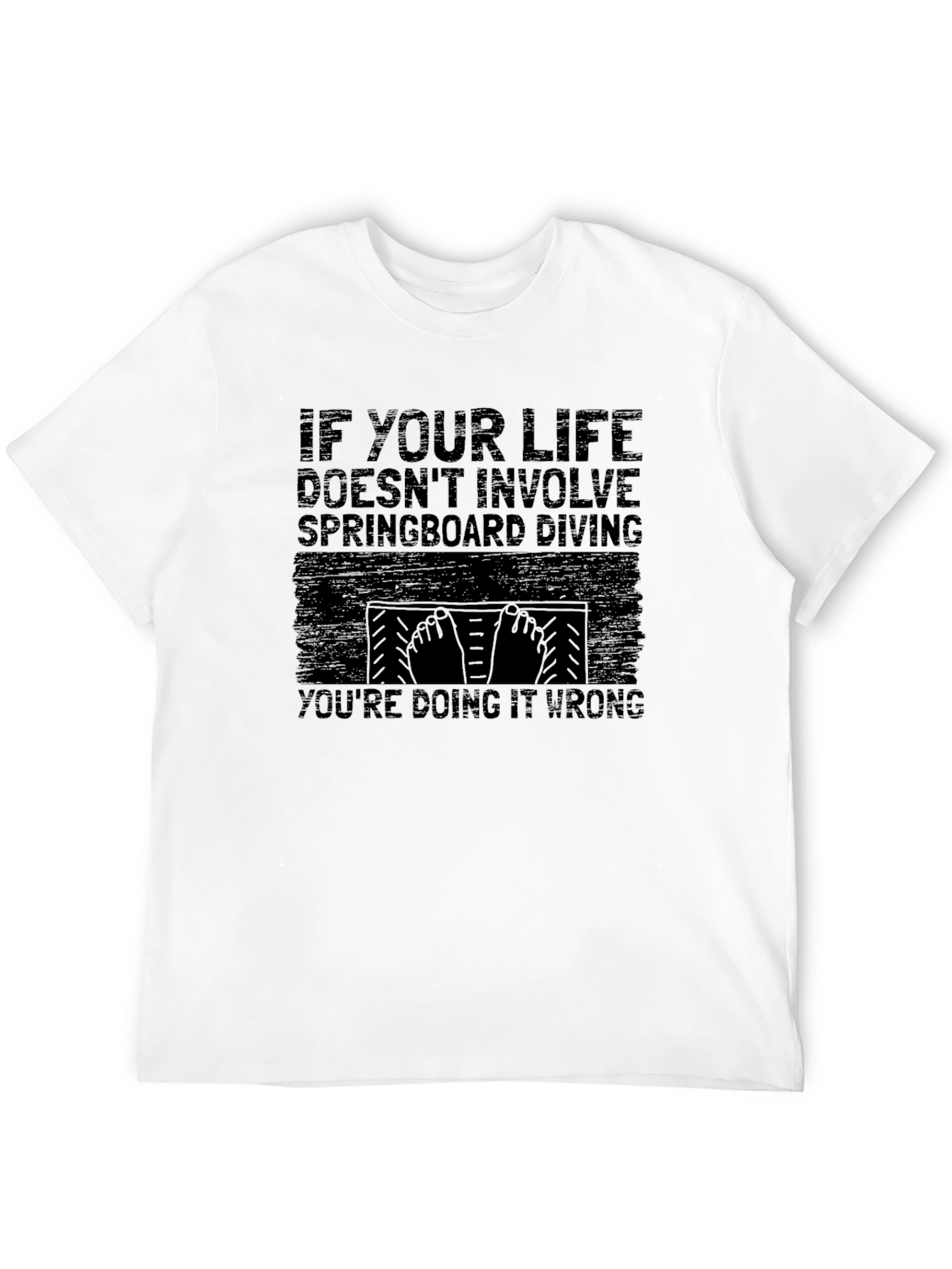 Springboard Diving Graphic T-Shirt