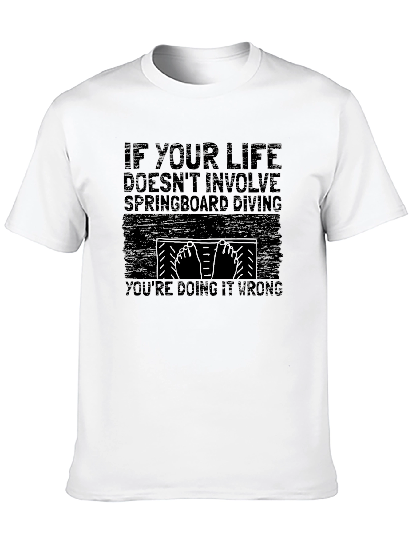 Springboard Diving Graphic T-Shirt