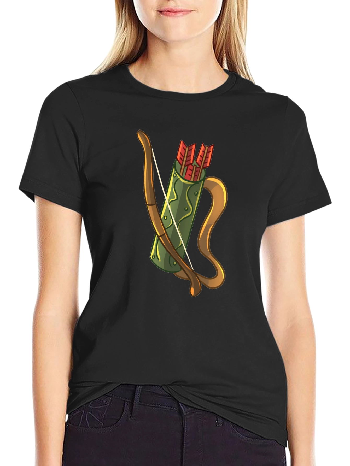 Archery T-Shirt - Bow and Arrow Design