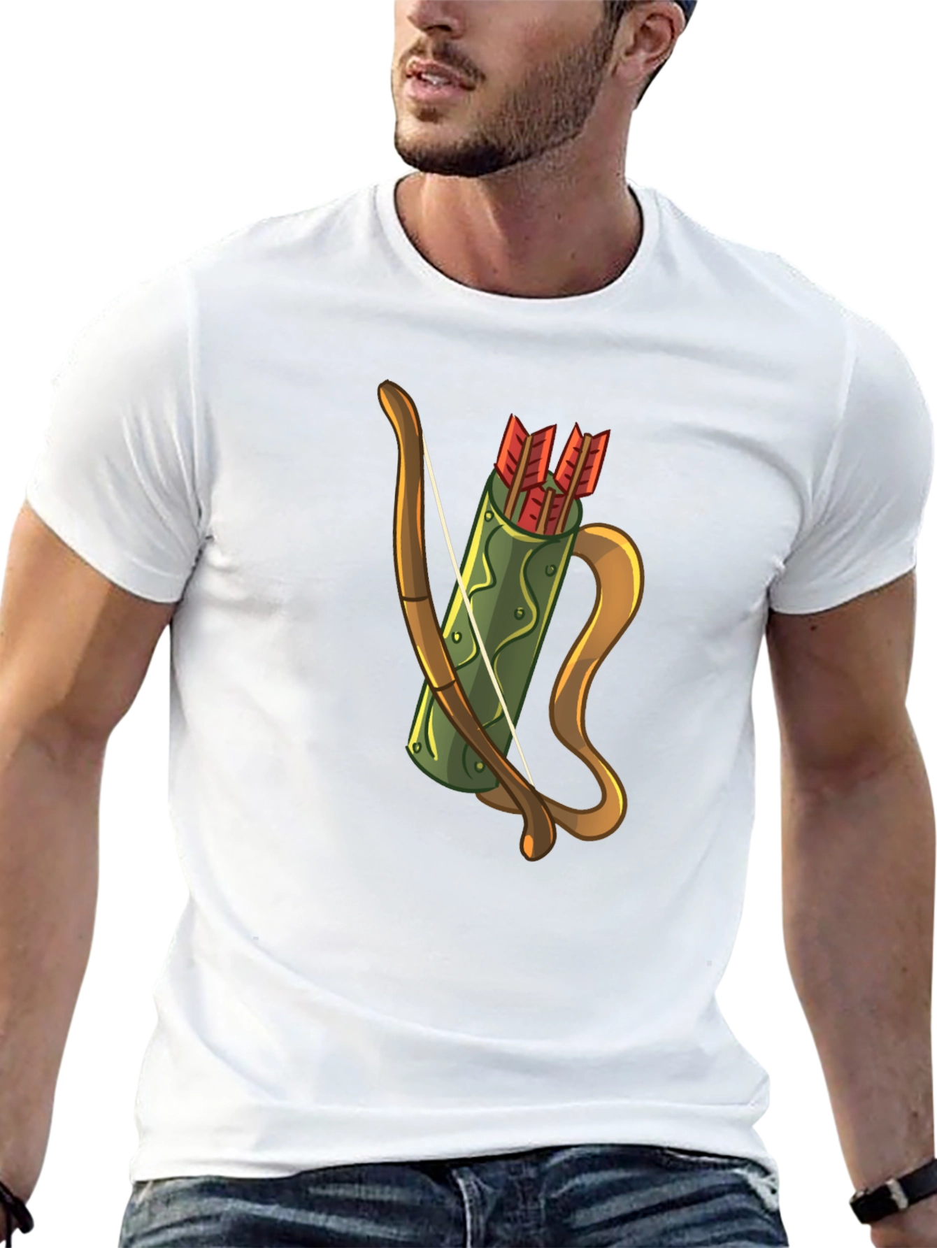 Archery T-Shirt - Bow and Arrow Design