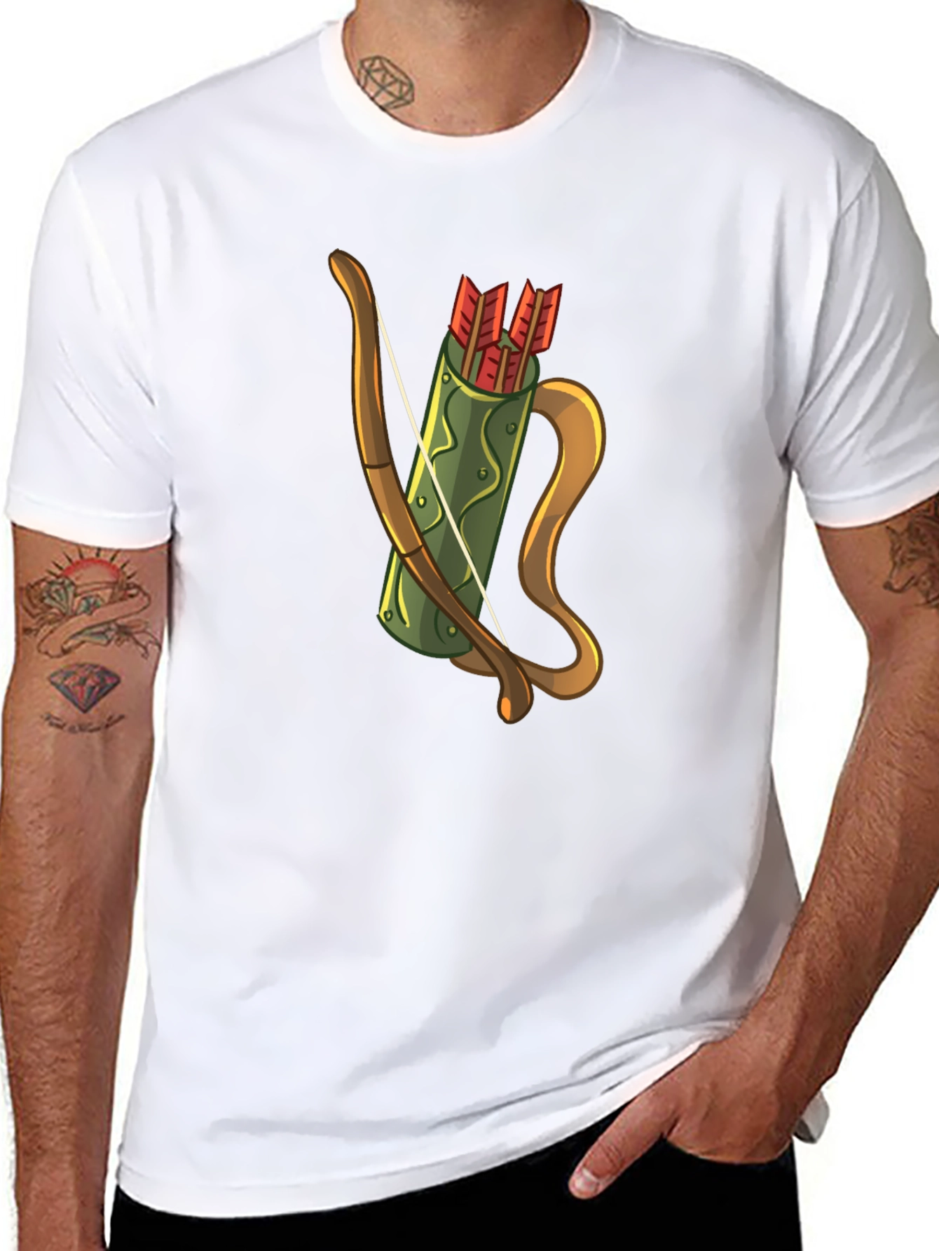 Archery T-Shirt - Bow and Arrow Design