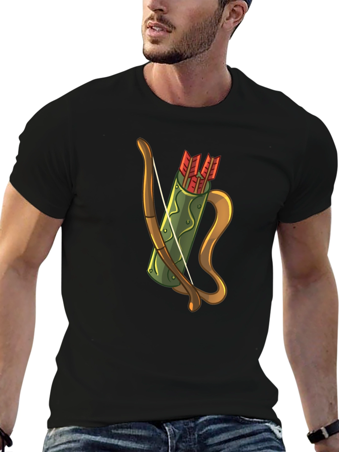 Archery T-Shirt - Bow and Arrow Design
