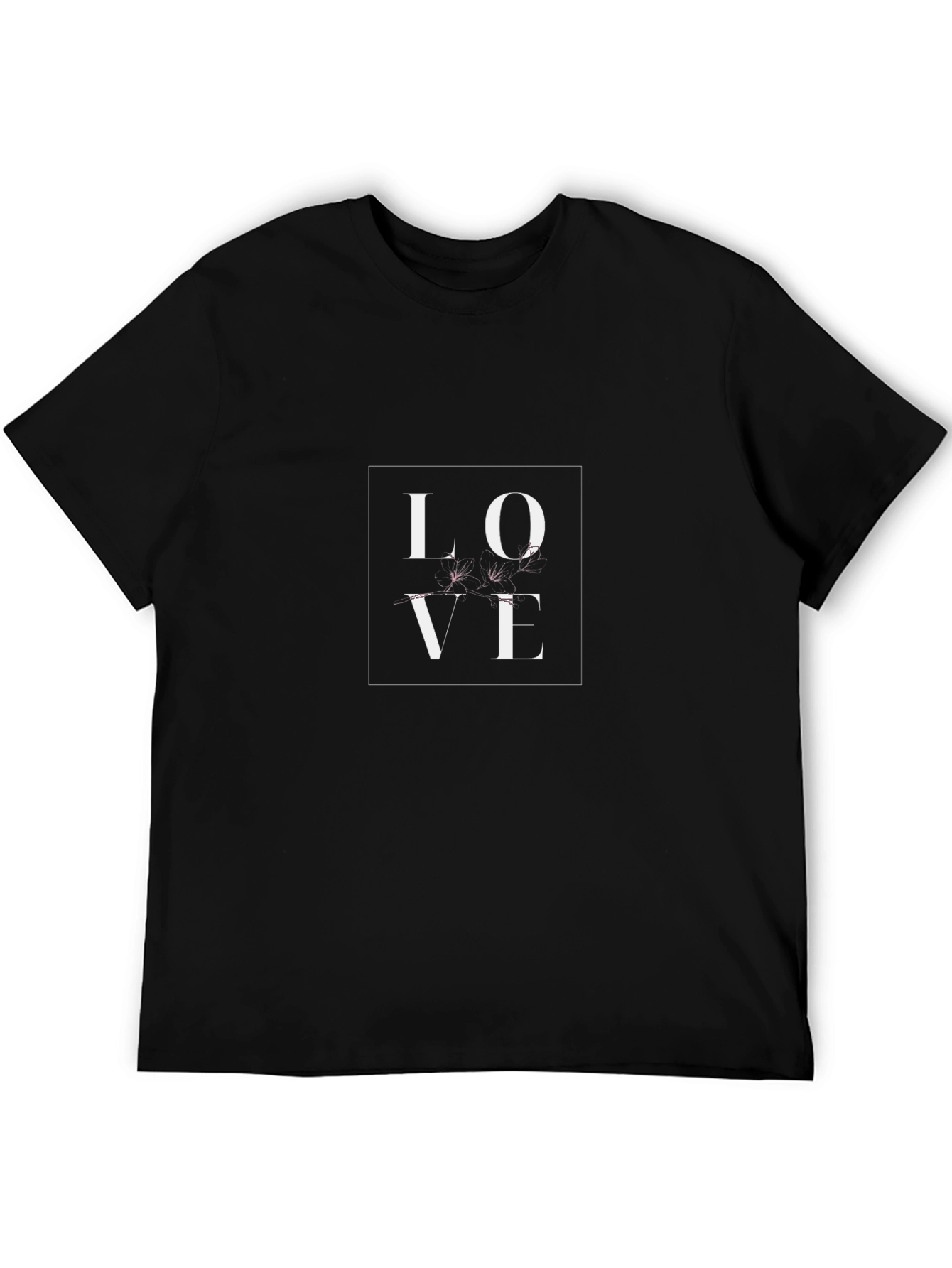 Love Graphic Black T-Shirt - Stylish Casual Wear