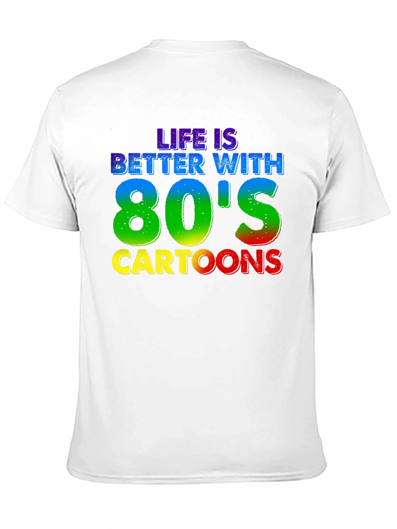 Retro 80s Cartoons Graphic T-Shirt