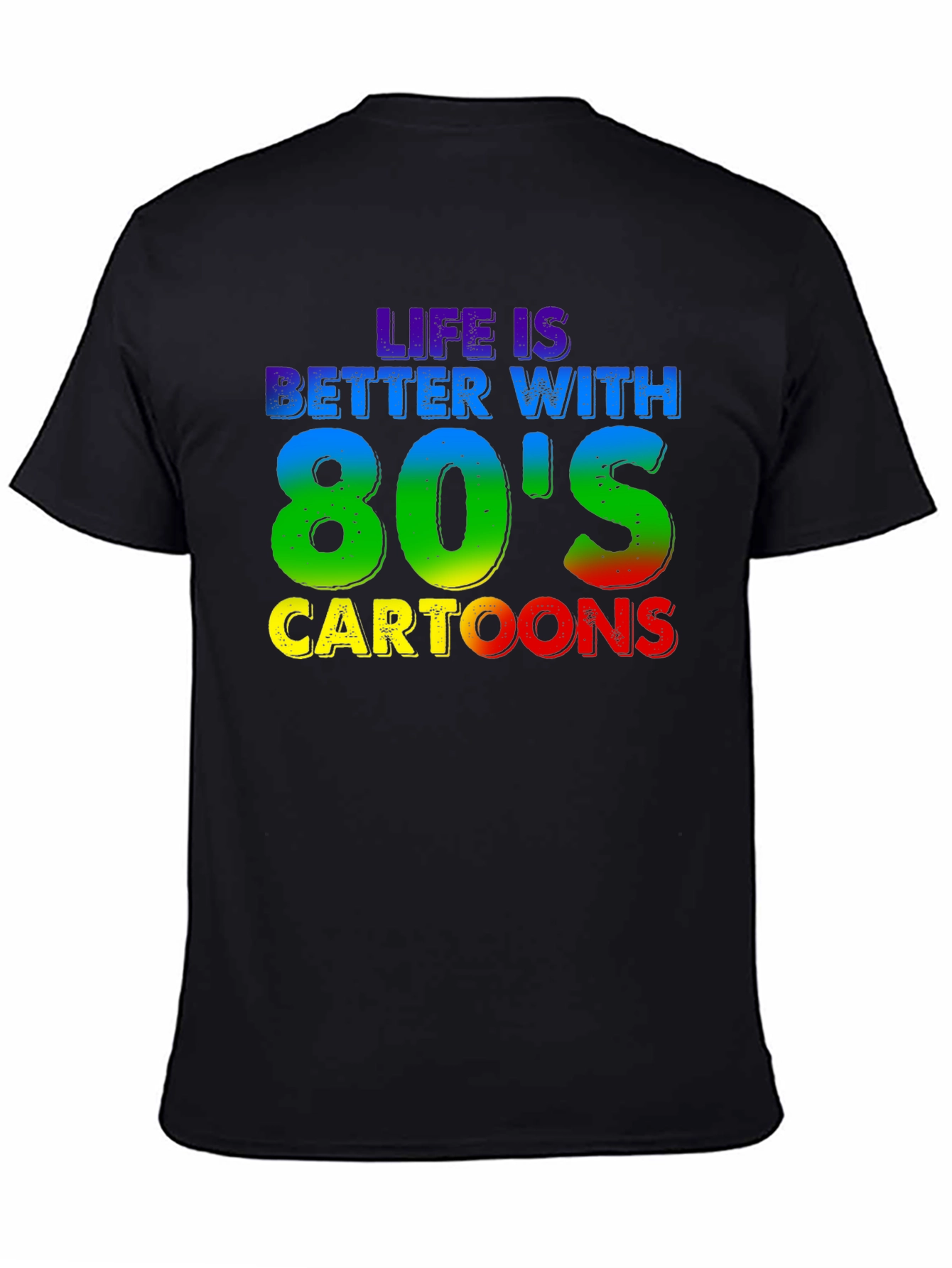Retro 80s Cartoons Graphic T-Shirt