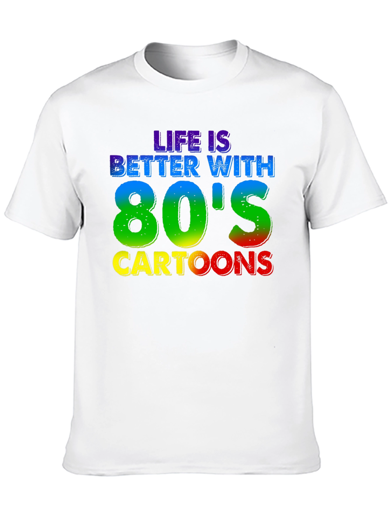 Retro 80s Cartoons Graphic T-Shirt