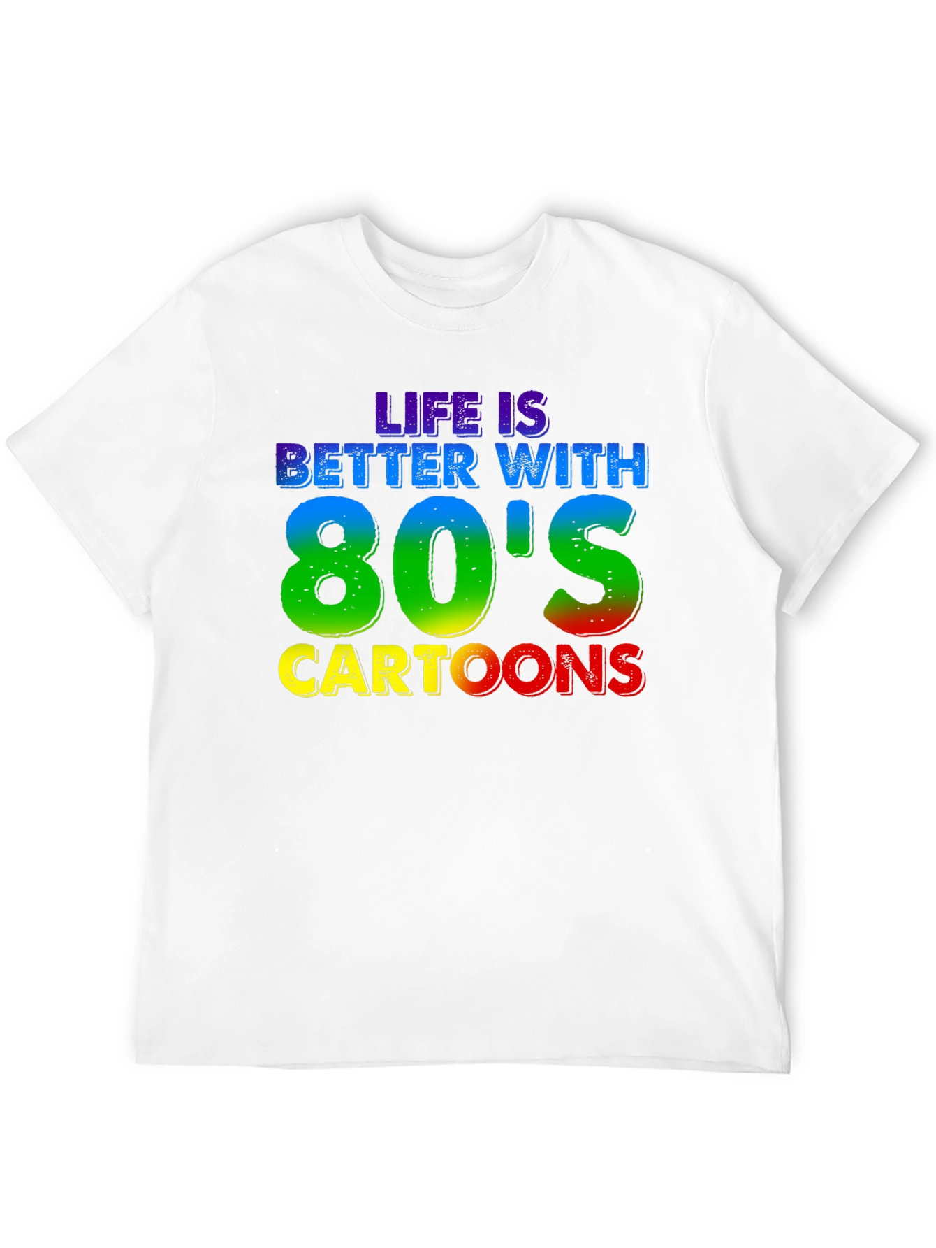 Retro 80s Cartoons Graphic T-Shirt