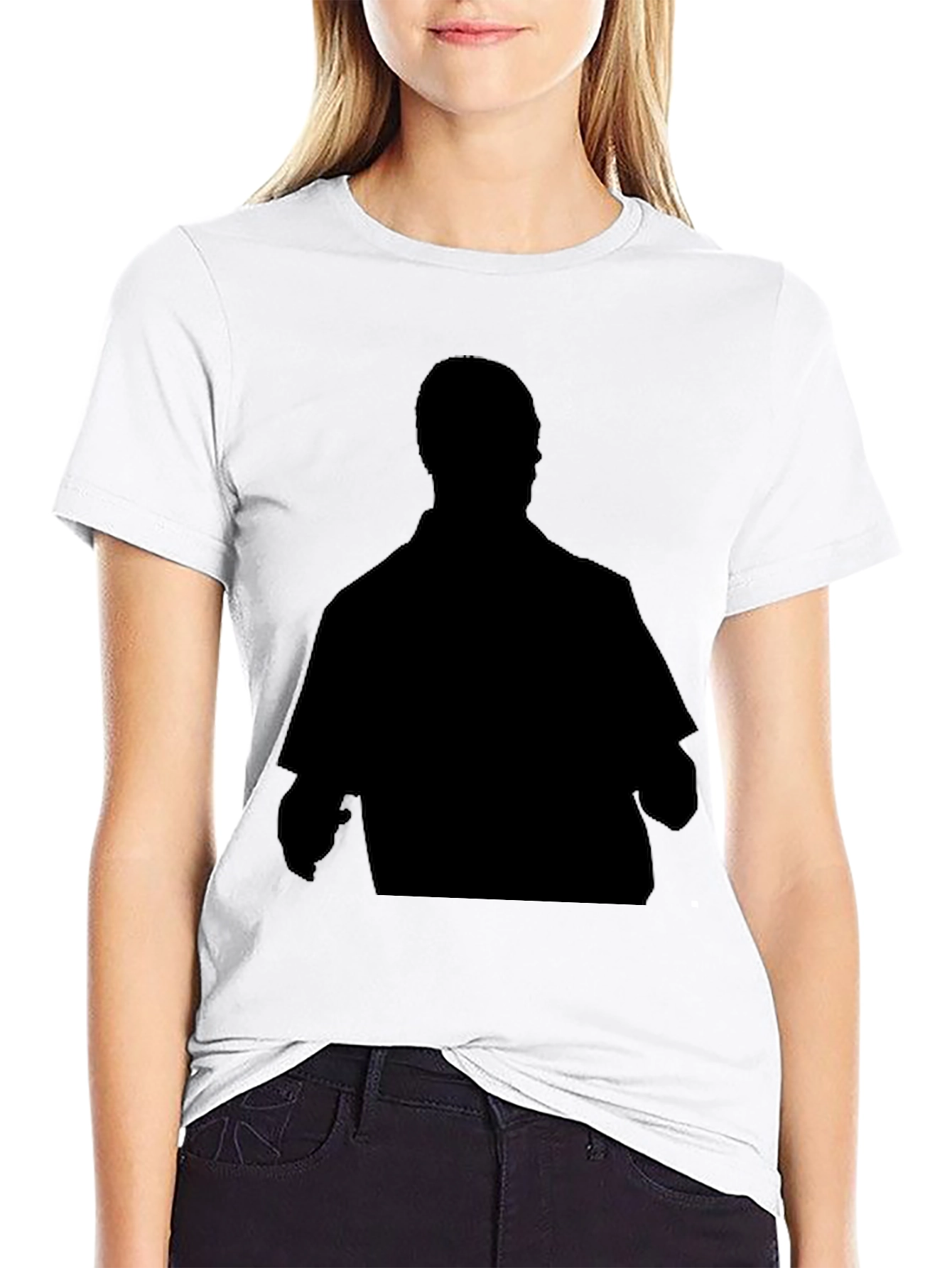 Silhouette Graphic Black T-Shirt