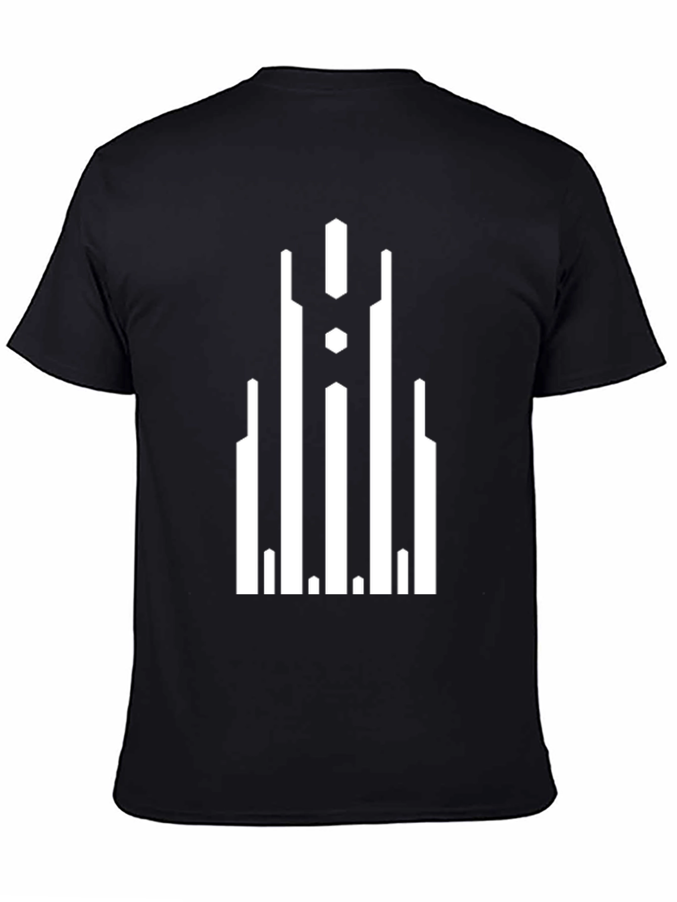 Geometric Black T-Shirt