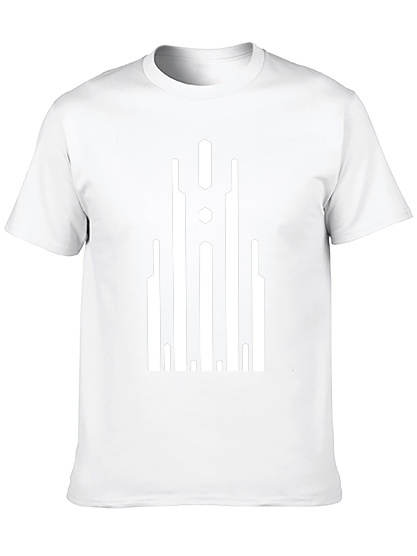 Geometric Black T-Shirt