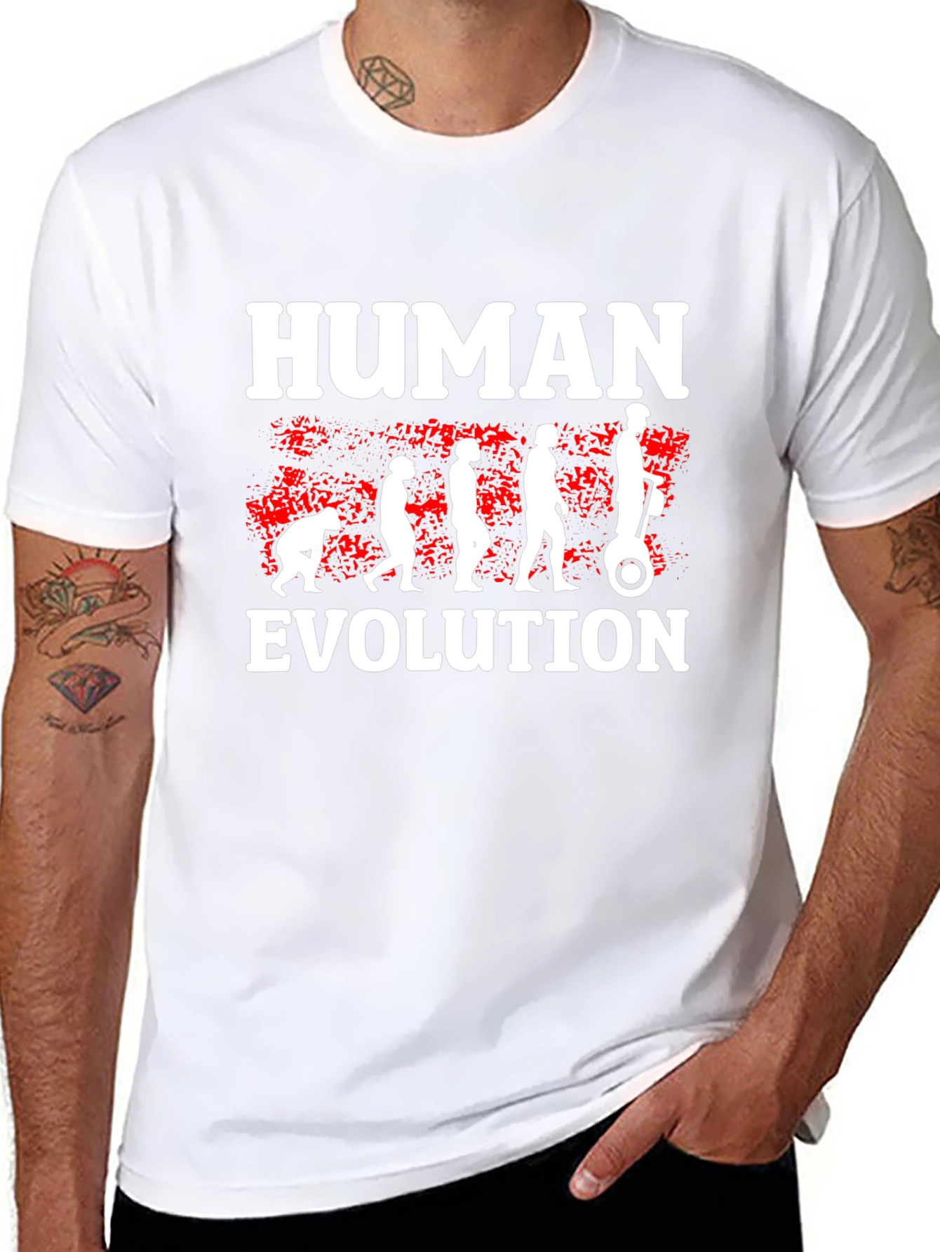 Human Evolution T-Shirt - Funny Sarcastic Tee