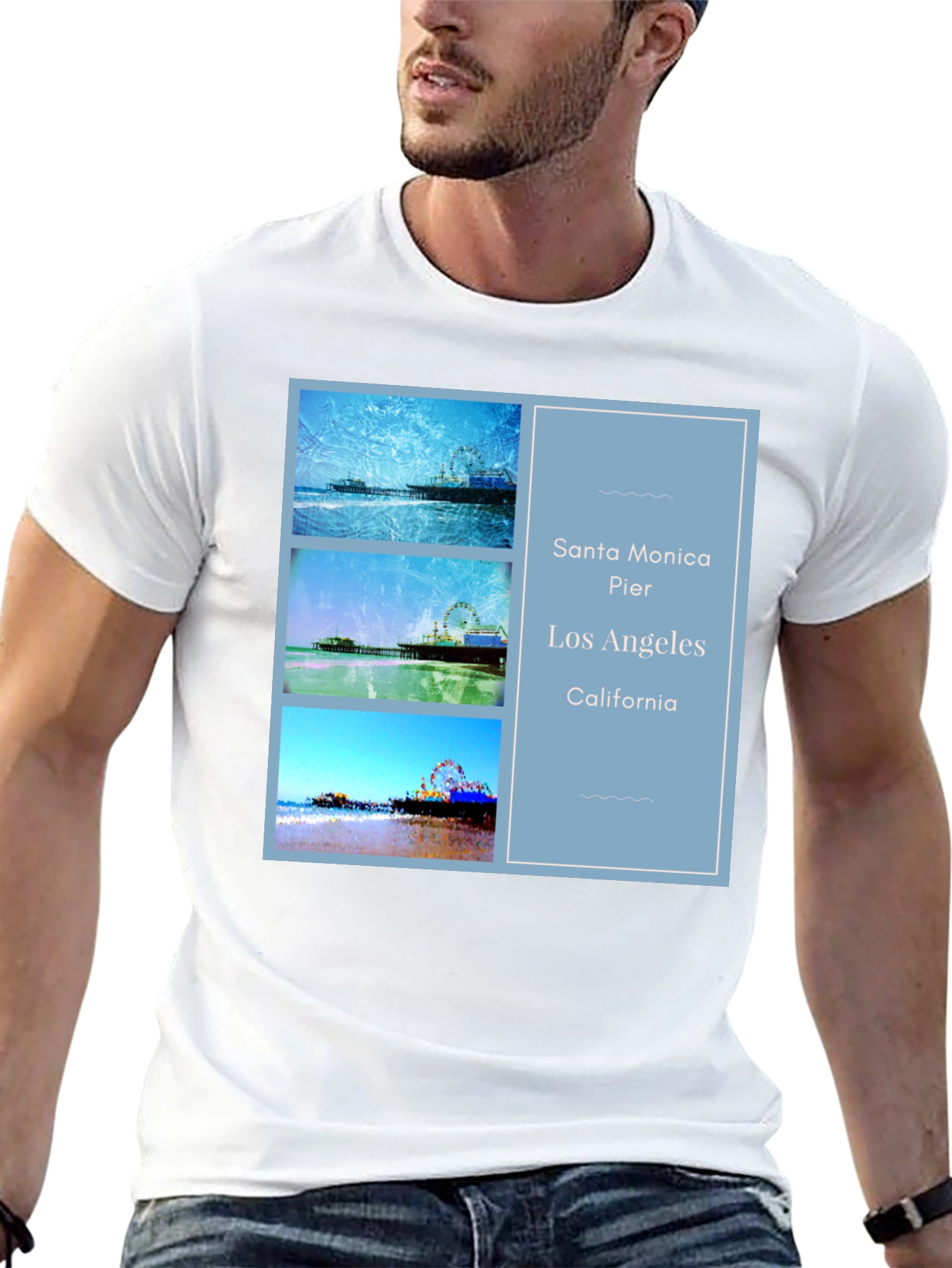 Santa Monica Pier Graphic Tee