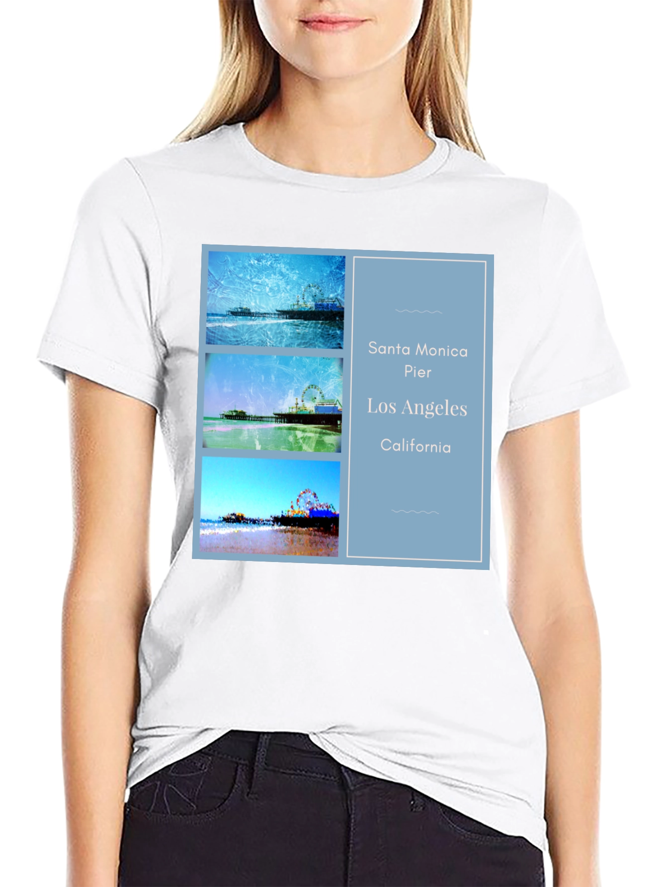 Santa Monica Pier Graphic Tee