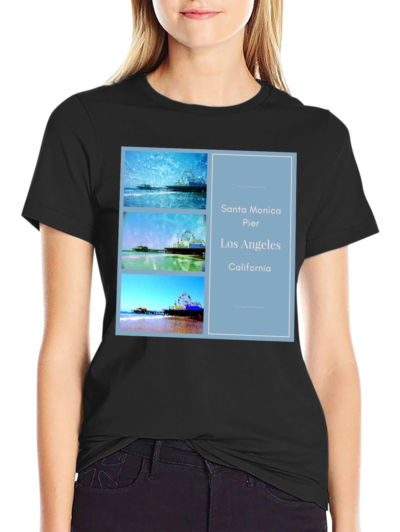 Santa Monica Pier Graphic Tee