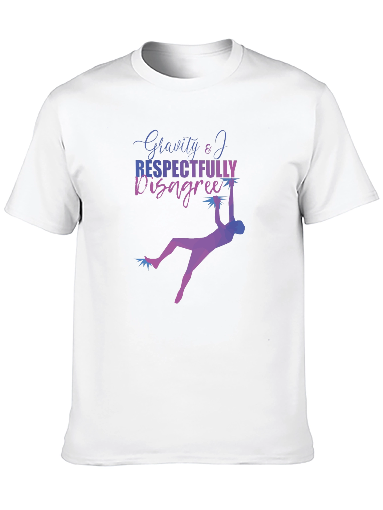 Gravity & I Respectfully Disagree Black T-Shirt