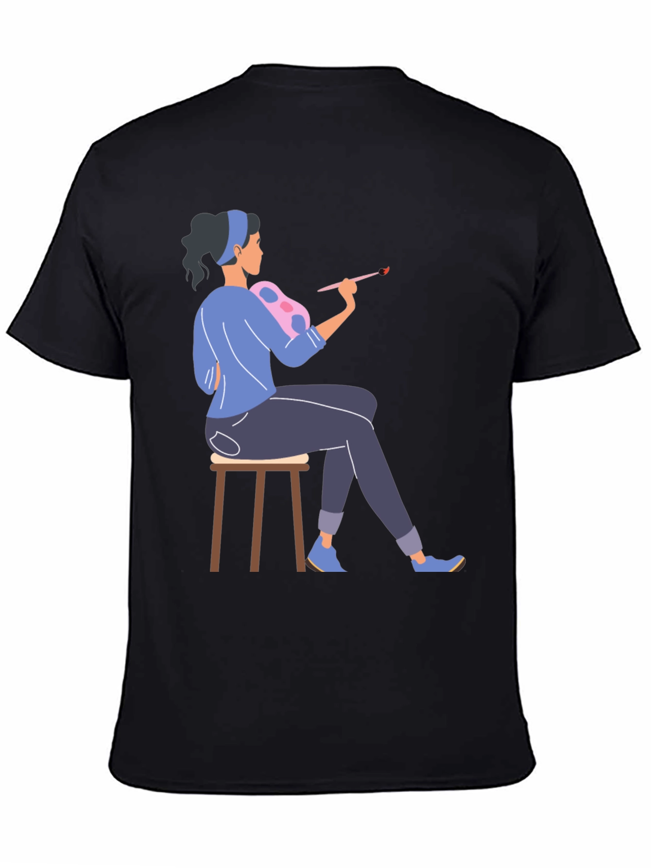 Artist Graphic T-Shirt - Black