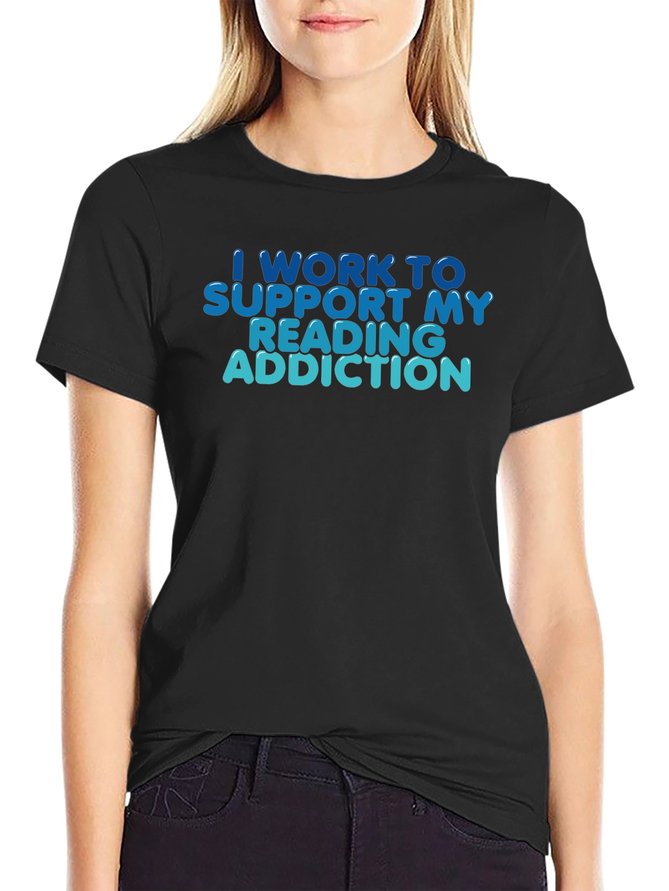 Reading Addiction T-Shirt - Funny Book Lover Tee