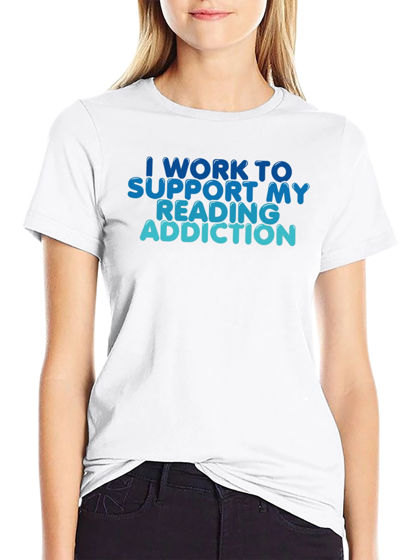 Reading Addiction T-Shirt - Funny Book Lover Tee
