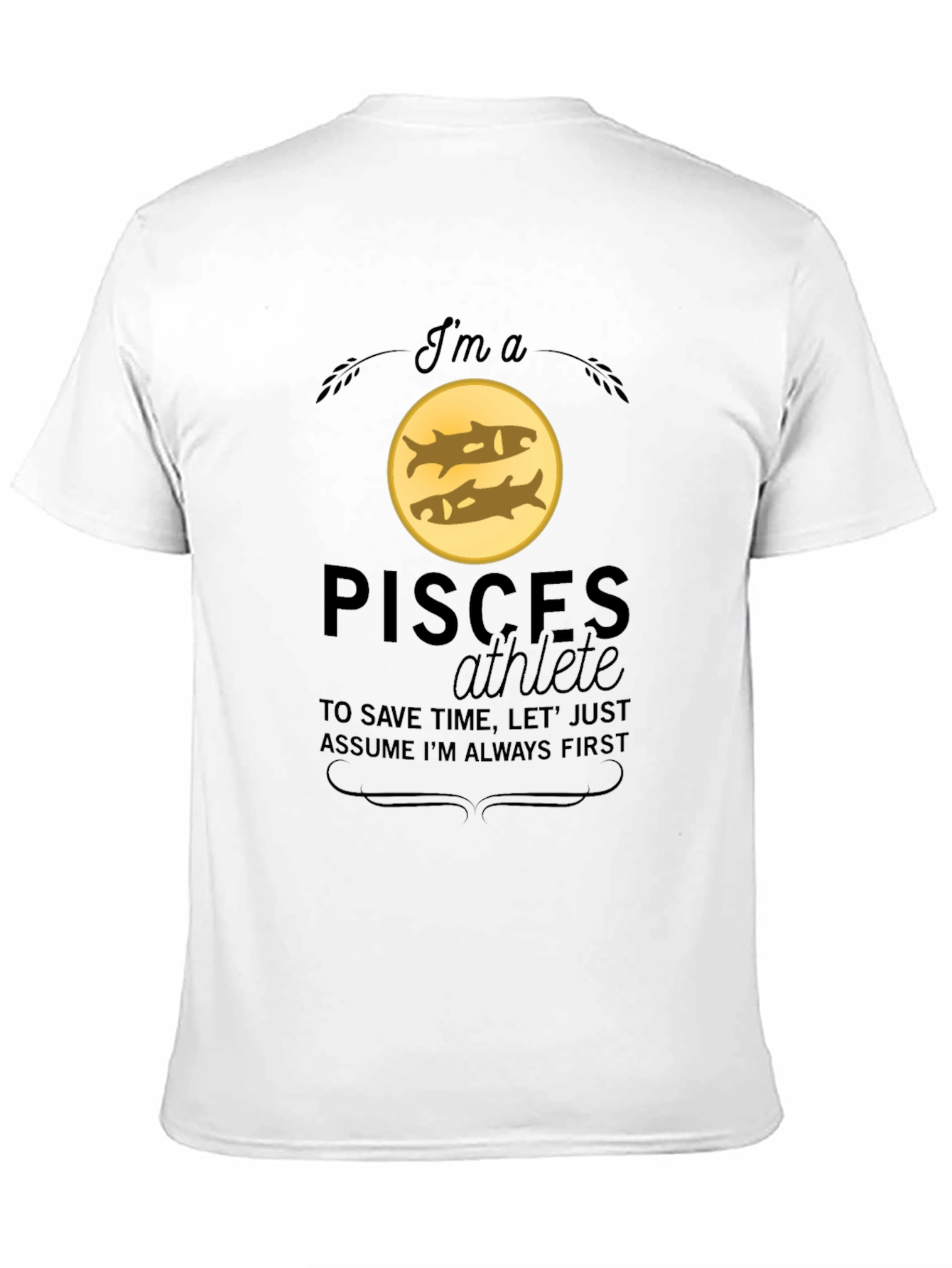 Pisces Athlete Graphic T-Shirt