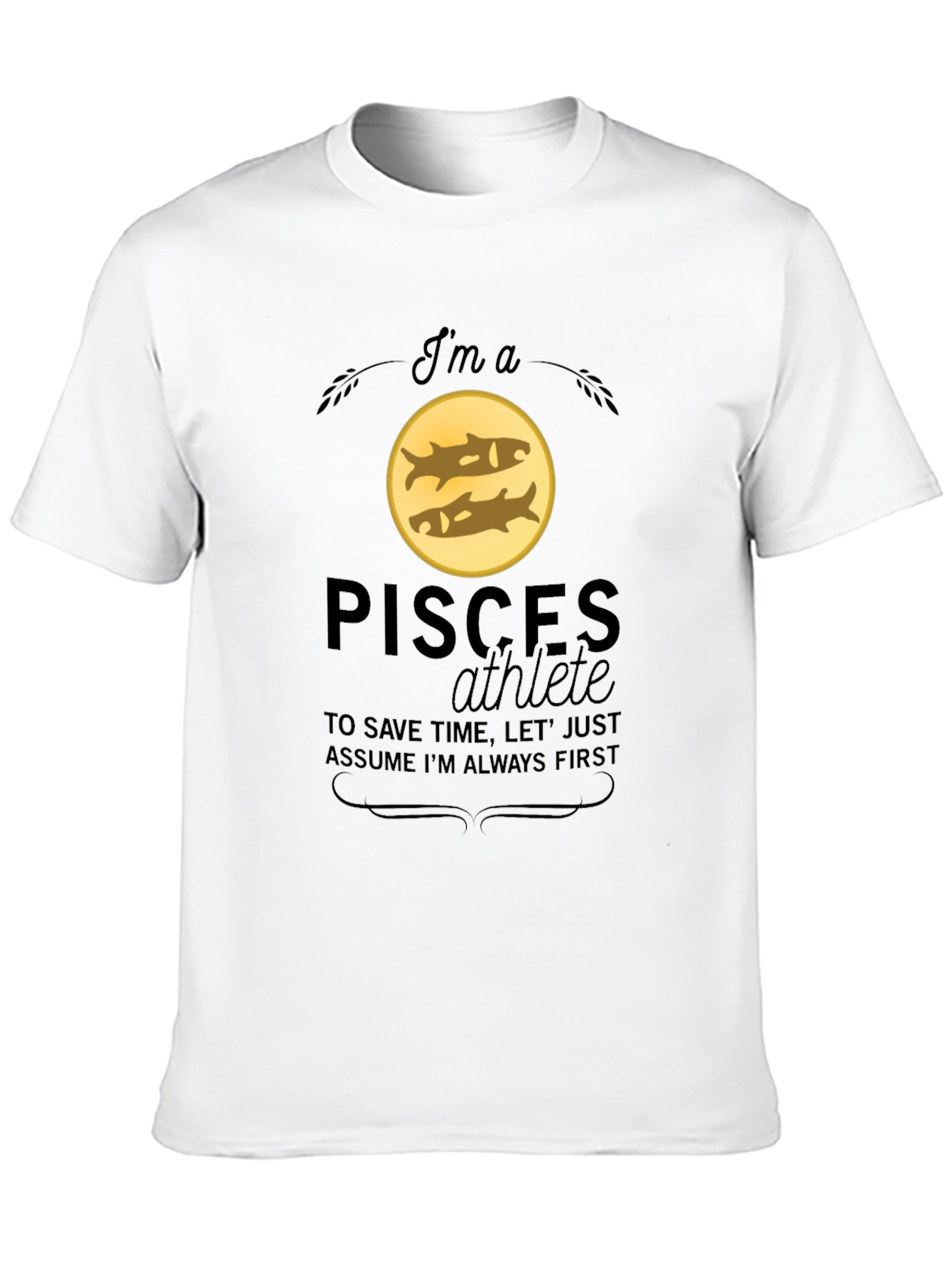 Pisces Athlete Graphic T-Shirt