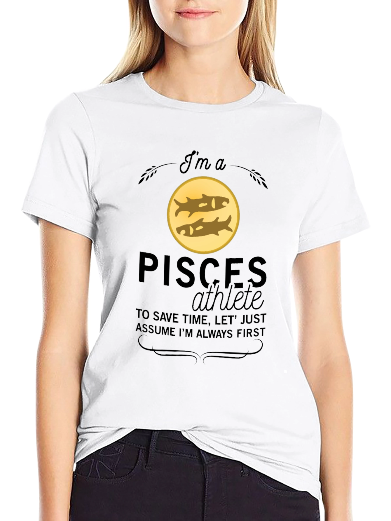 Pisces Athlete Graphic T-Shirt