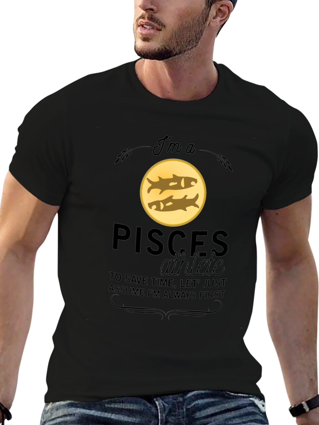 Pisces Athlete Graphic T-Shirt