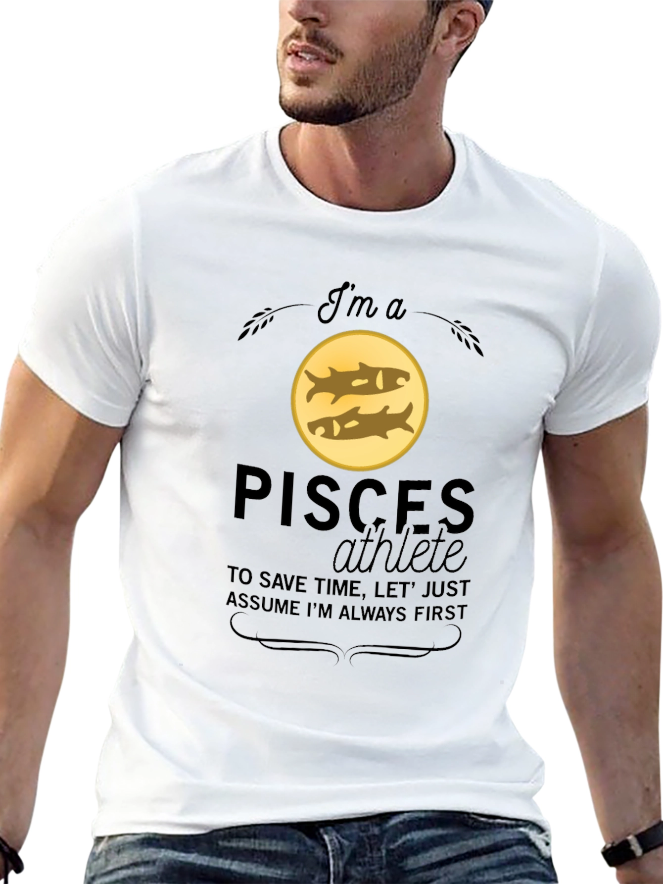 Pisces Athlete Graphic T-Shirt