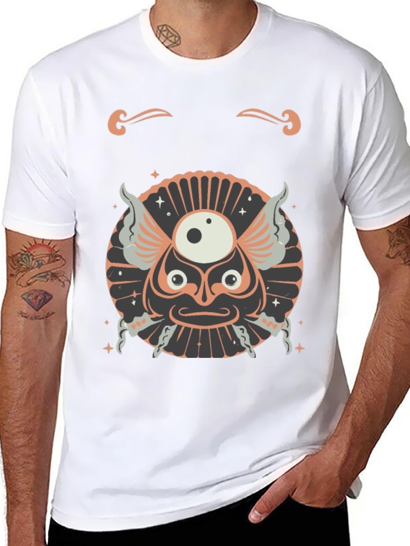 Mystic Eye Graphic Tee - Unique Design