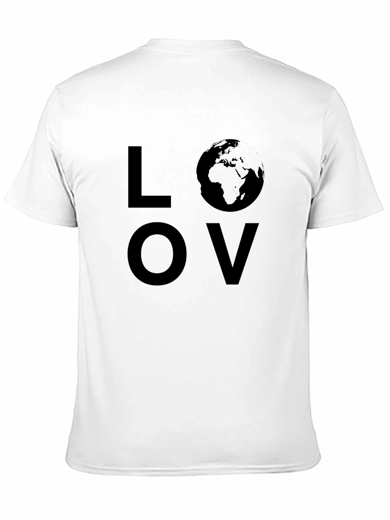 Love Earth Black Graphic Tee