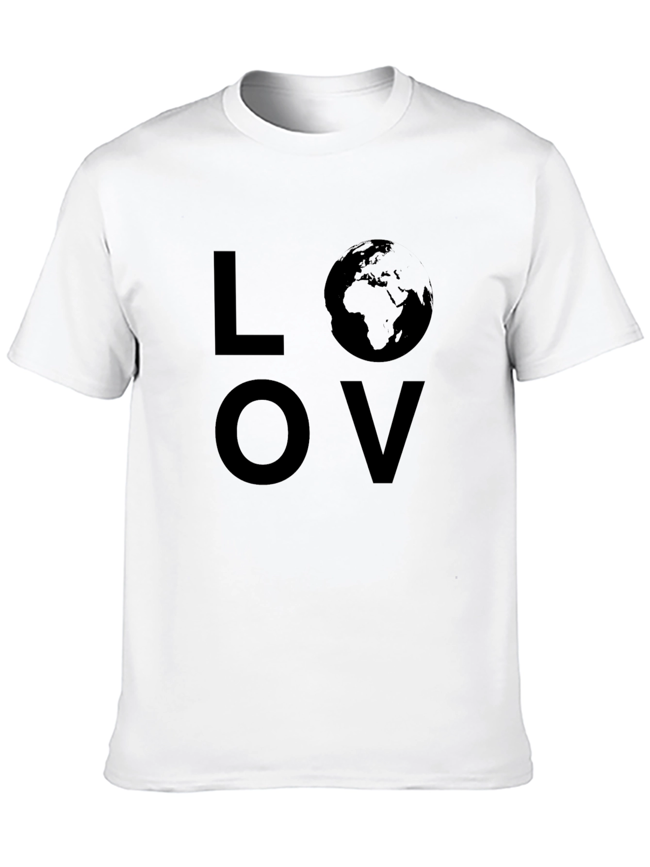 Love Earth Black Graphic Tee