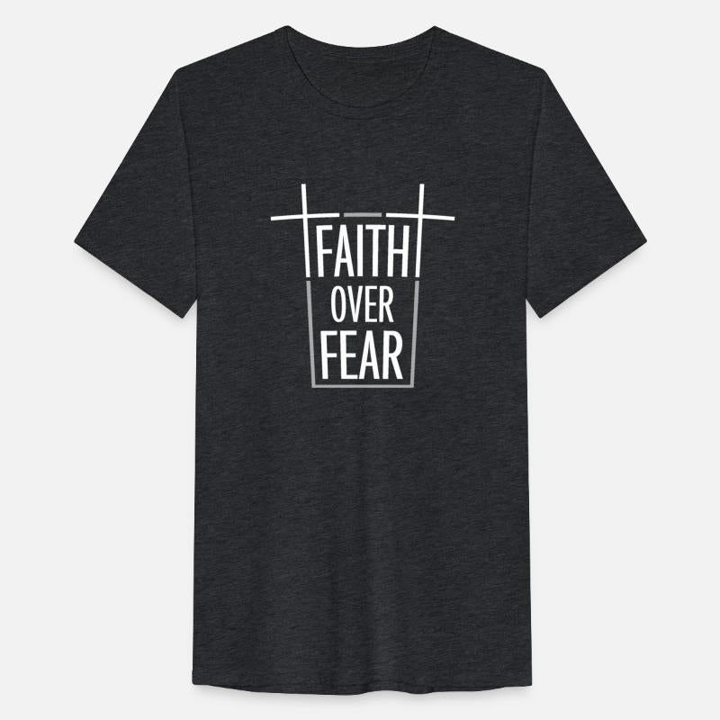Faith over Fear Love Jesus Christ Religion Quote