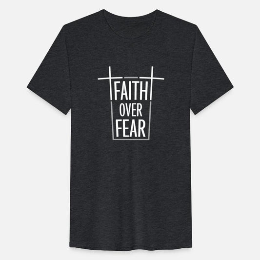 Faith over Fear Love Jesus Christ Religion Quote
