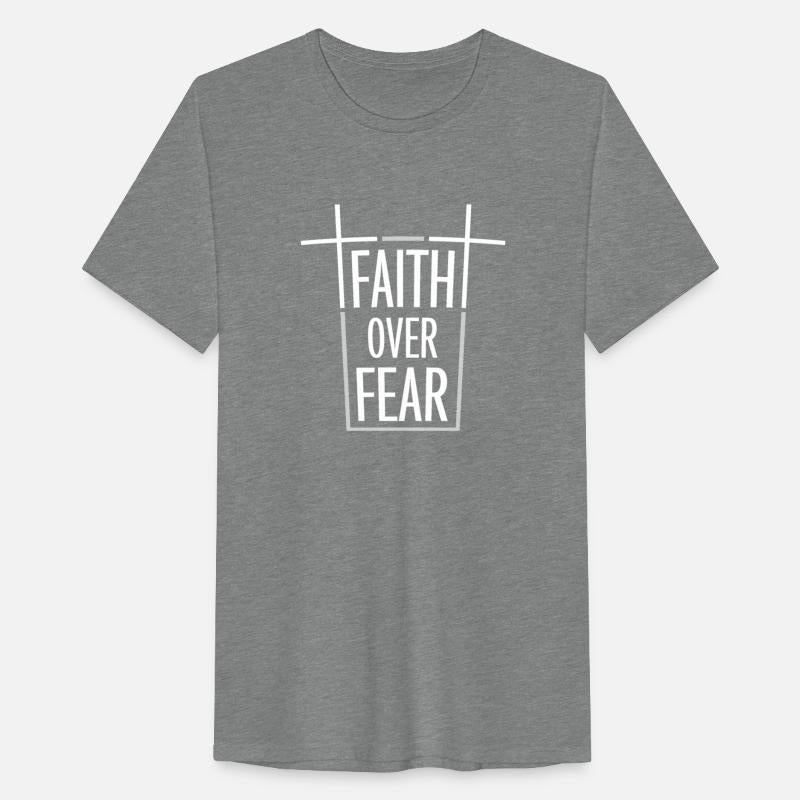 Faith over Fear Love Jesus Christ Religion Quote