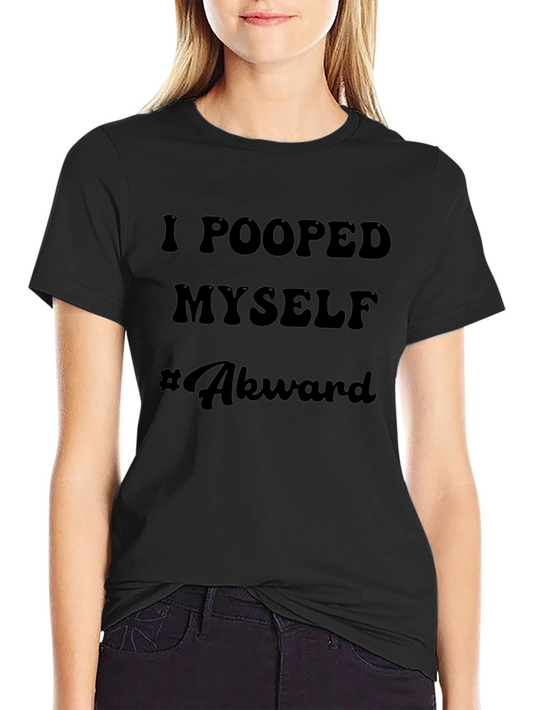 Awkward I Pooped Myself Mens Graphic T-Shirt