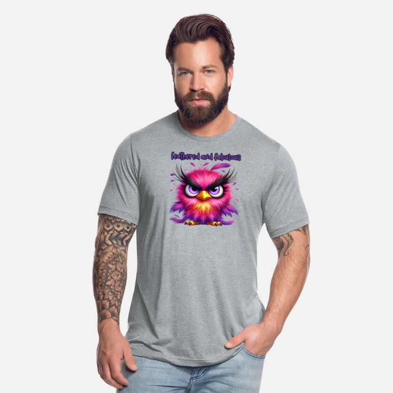 Feathered And Fabulous Angry Face Humor