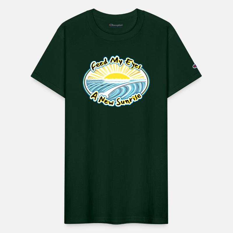 Feed my eyes a new sunrise - beach bum saying