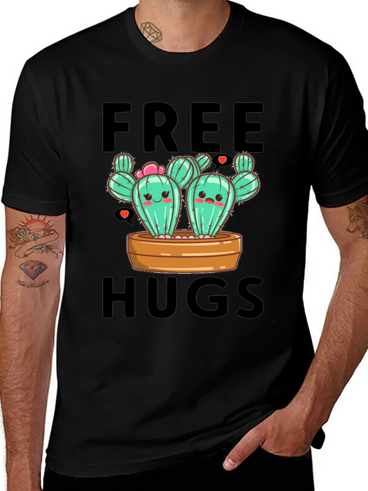 Cute Cactus Free Hugs T-Shirt