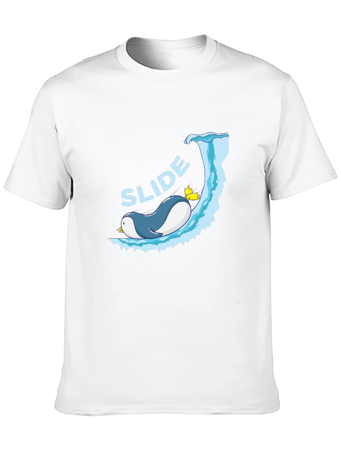 Penguin Slide T-Shirt - Fun & Unique Design