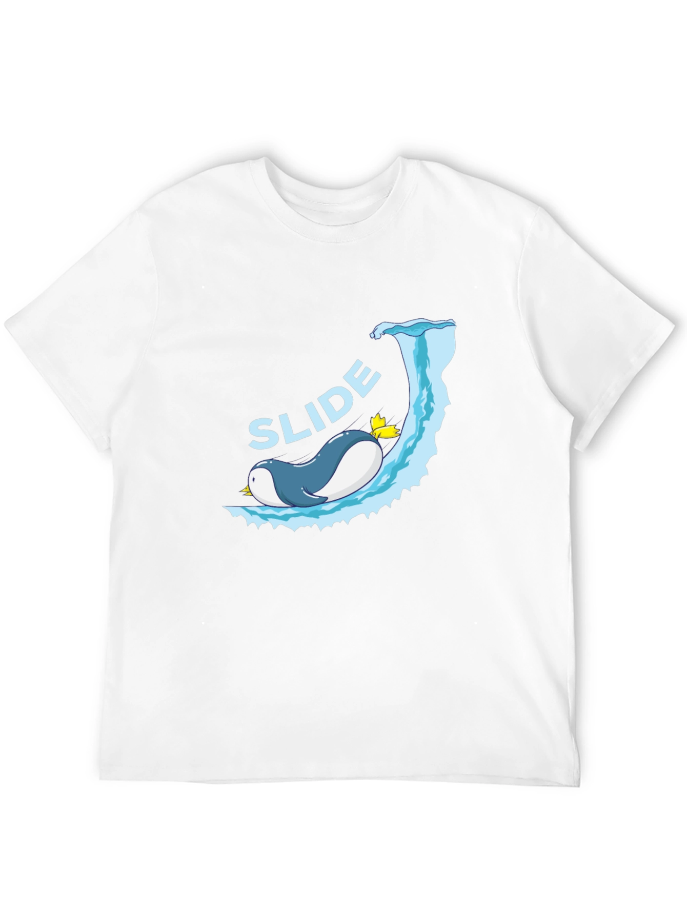 Penguin Slide T-Shirt - Fun & Unique Design