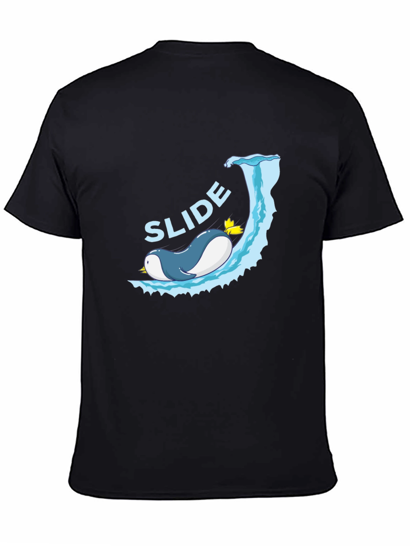 Penguin Slide T-Shirt - Fun & Unique Design