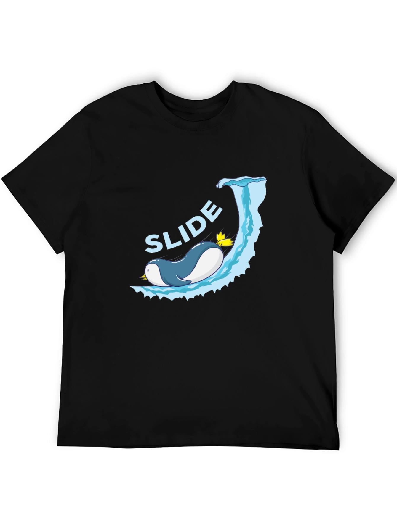 Penguin Slide T-Shirt - Fun & Unique Design