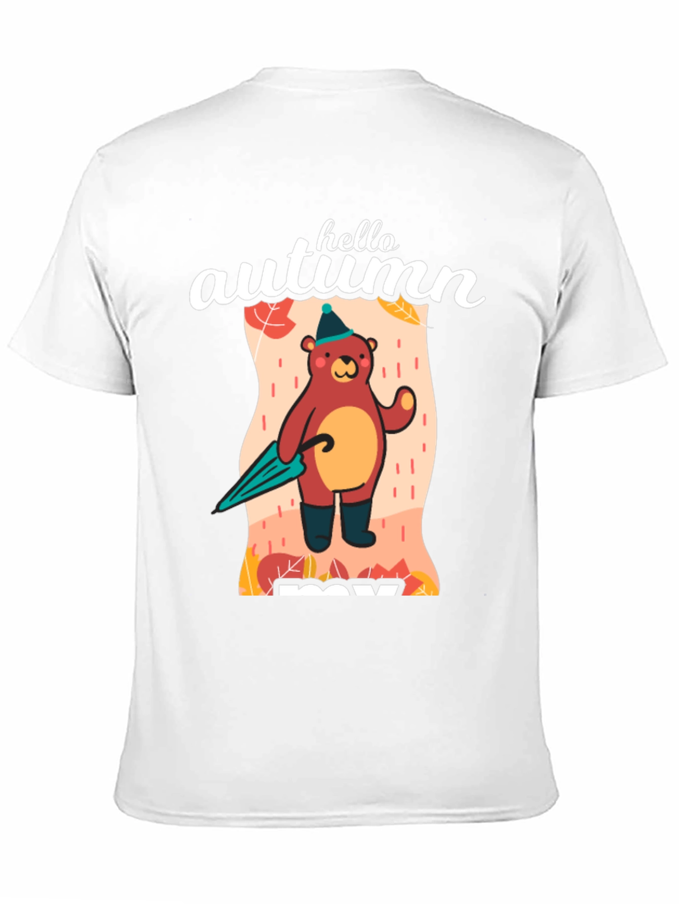Hello Autumn Bear T-Shirt
