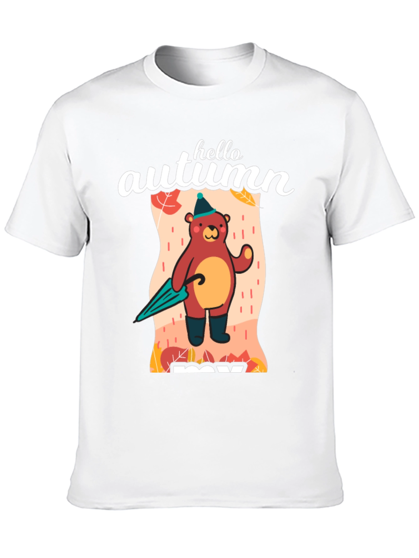 Hello Autumn Bear T-Shirt
