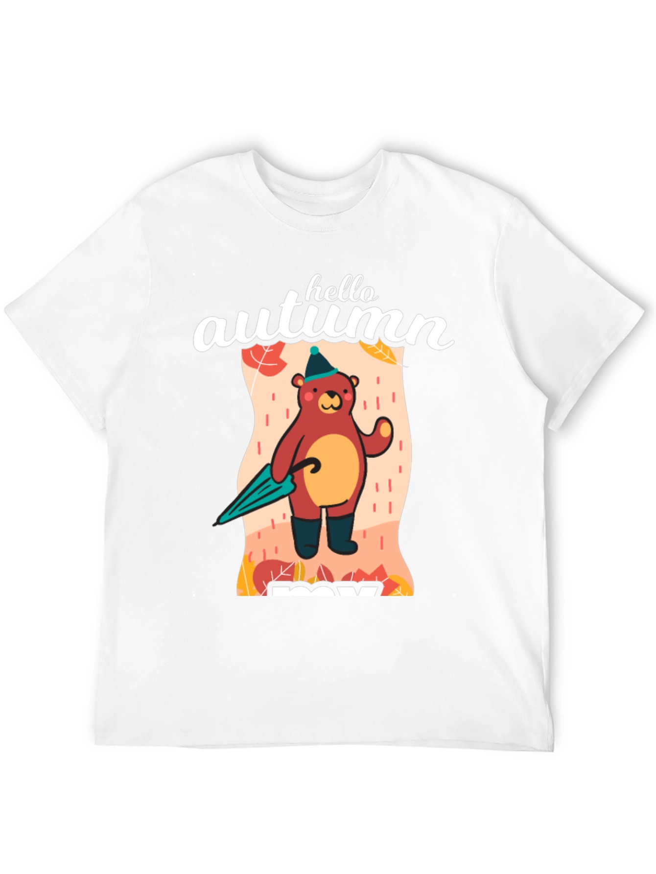 Hello Autumn Bear T-Shirt