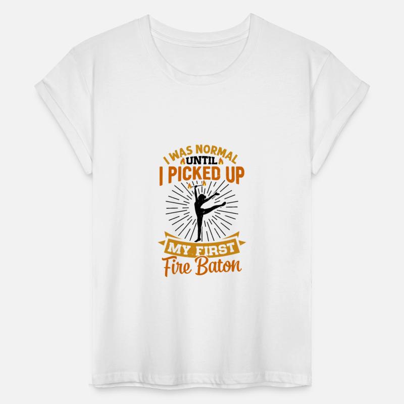 Fire Baton Twirling Enthusiast Design